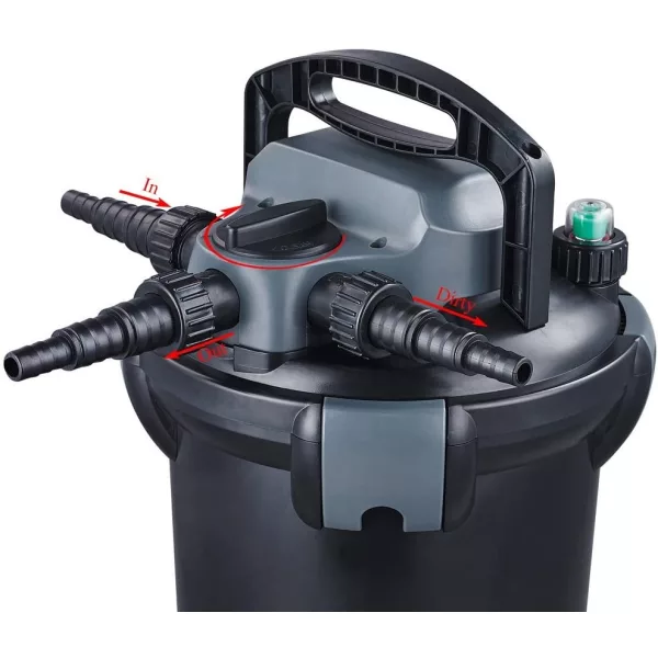 Jebao CBF-12000 18W UVC/XTP-6000 szivattyú szűrő szett 10m tömlővel