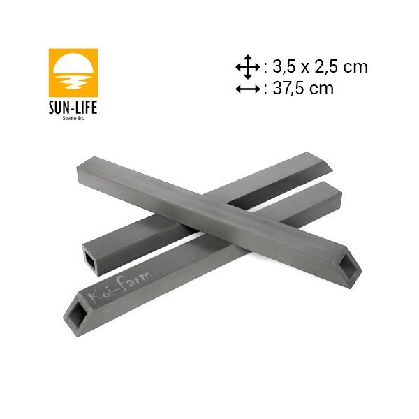 Műanyag cölöp, karó - 35mm x 25 mm x 37 cm