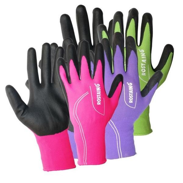 Rostaing Maxfeel Nitril mikrohab érintőképernyős kesztyű 9-10es méret, szürke (10db/csom)