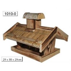   Madáretető fenyőből és nyírből önetetővel (Kvalit) (MH1010-0)