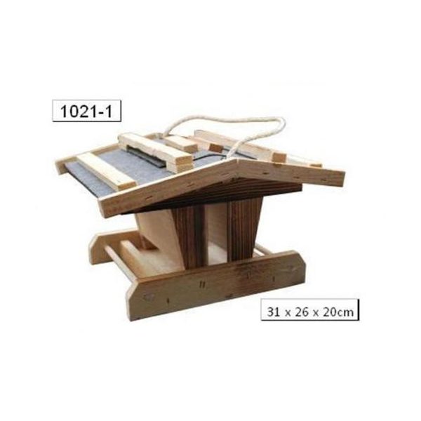 Madáretető fenyőből, önetetővel (Kvalit) (MH1021-1)