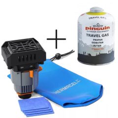   Világjáró thermacell szúnyogriasztó MR-BP készülék gázpalackra + 450g gázpalack