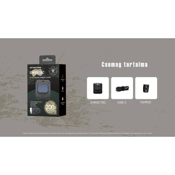 Nitecore EMR05 TAC szúnyogriasztó készülék