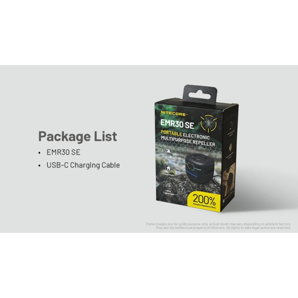 Nitecore EMR30 SE szúnyogriasztó készülék