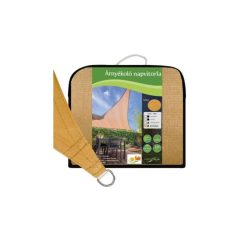 Napvitorla háromszög homok polietilén 230g/m2