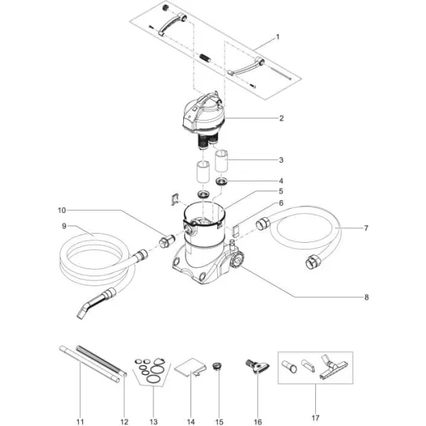Oase PondoVac 3 tóporszívó, iszapszívó