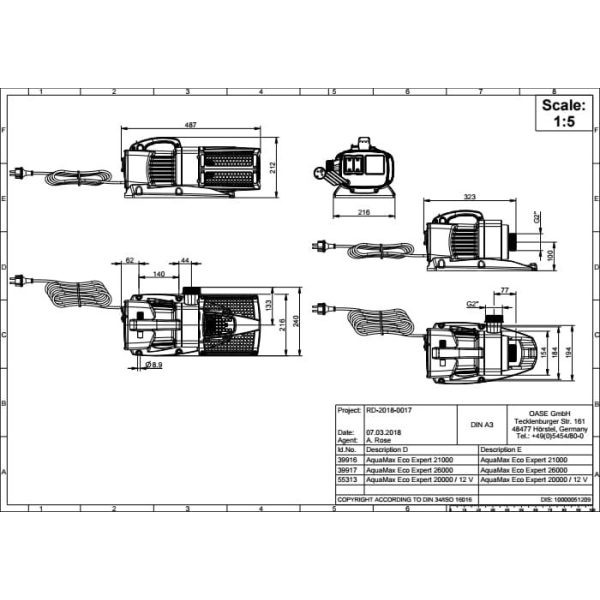Oase AquaMax Eco Expert 26000 szivattyú