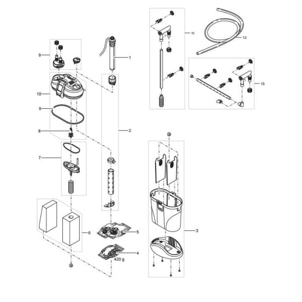 Oase FiltoSmart Thermo 100 külső akváriumszűrő vízfűtővel
