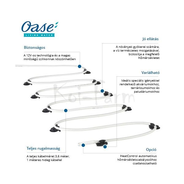 Oase HeatUp Basis 10 W aljzatfűtés akváriumhoz