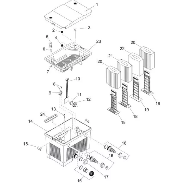 Oase BioSmart Set 18000 tószűrő készlet