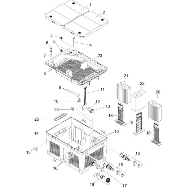 Oase BioSmart Set 36000 kerti tó szűrőkészlet