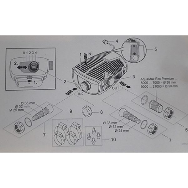 Oase Aquamax Eco Premium 17000 OC szivattyú