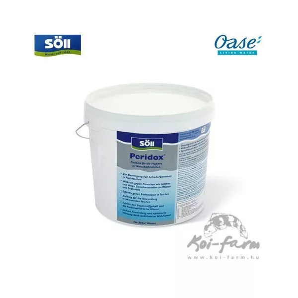 Söll Peridox® algairtó és tófertőtlenítő 10 kg - Vödör