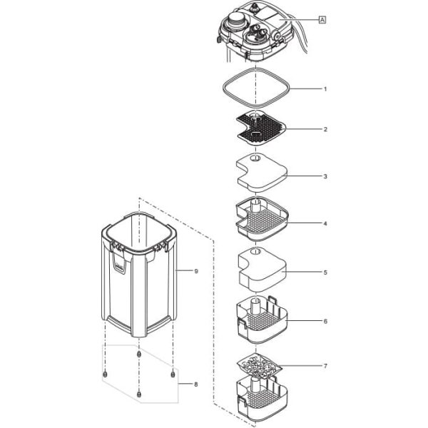 Oase BioMaster Thermo 850 külső akváriumszűrő beépített vízfűtéssel