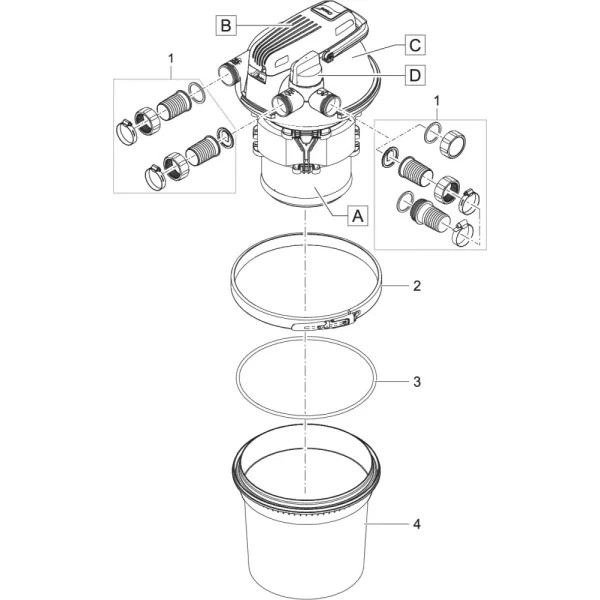 Oase FiltoClear 31000 OC nyomásszűrő szett 55W UVC előtisztítóval és szivattyúval