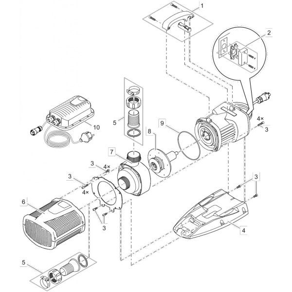 Oase Aquarius Eco Expert 20000 /12 V szivattyú