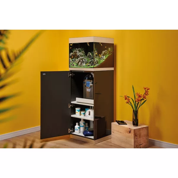 Oase HighLine OptiWhite 125 Antracit Akvárium Szett Bútorral 