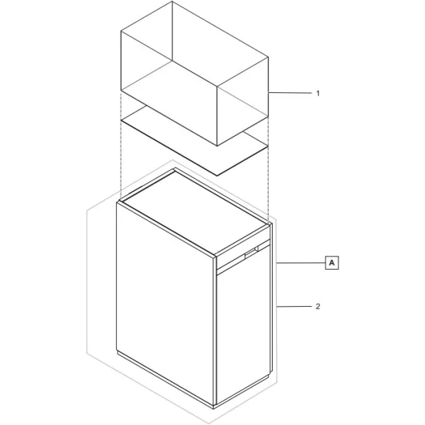 Oase ScaperLine 60 akvárium szett bútorral - Szürke