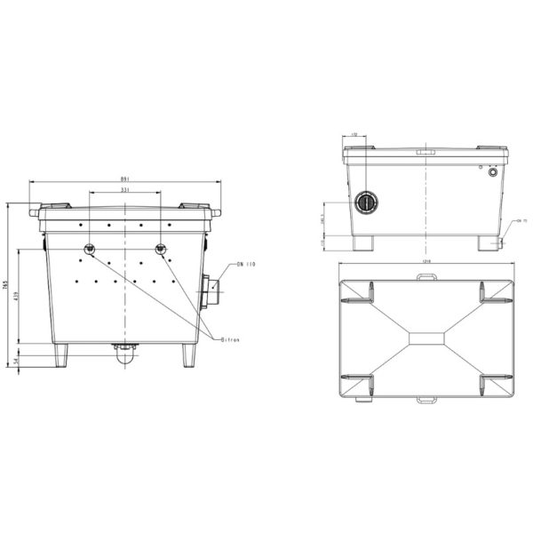 Oase BioTec ScreenMatic² 145000 gravitációs átfolyó szűrő