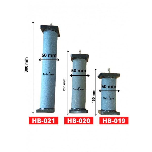 Osaga HB-021 henger porlasztókő 50 x 300mm szürke