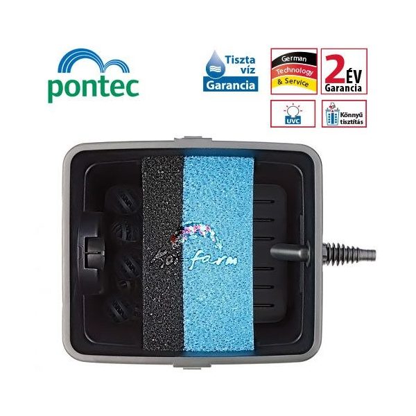 Pontec MultiClear Set 5000 szűrőkészlet + Indító baktérium