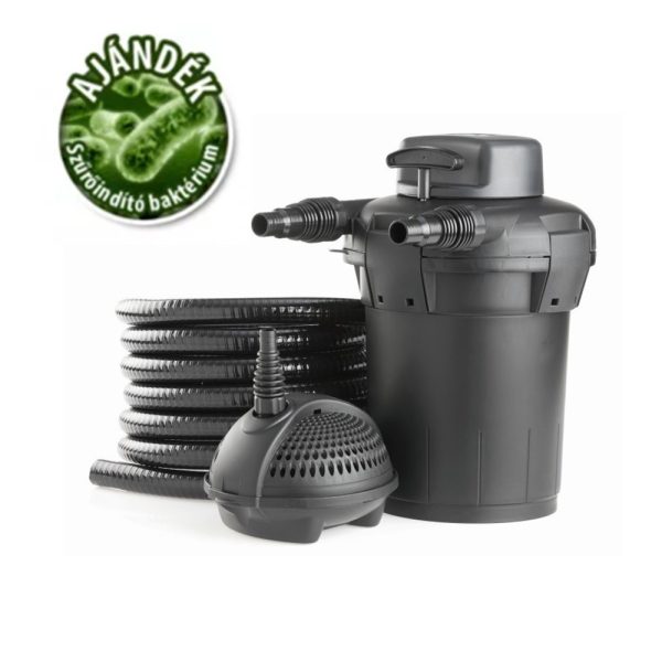 Pontec PondoPress 5000 UVC tószűrő szett + indító baktérium