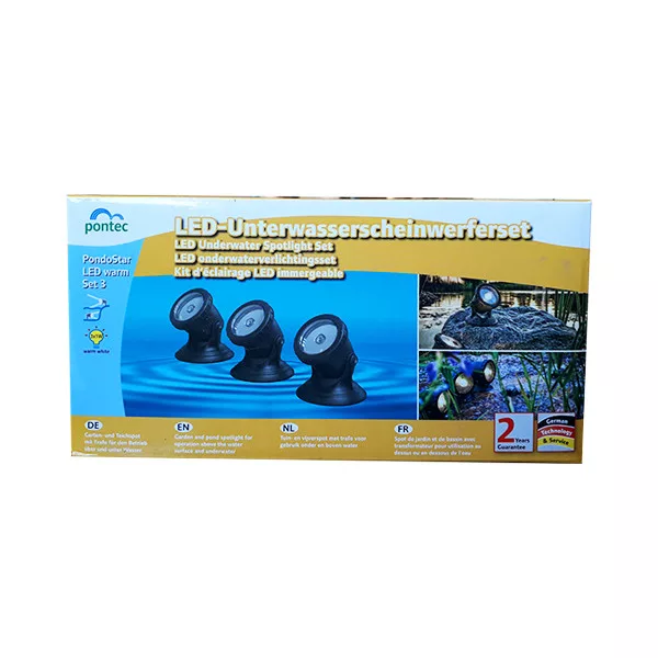 Pontec PondoStar LED warm szett 3 - Melegfényes led szett