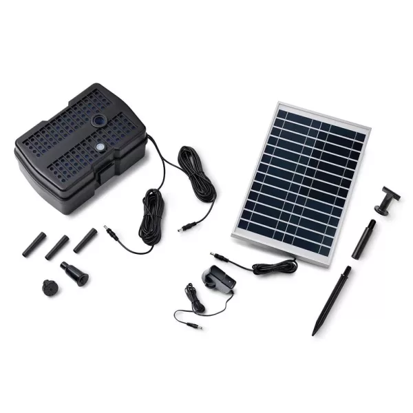PondoRell 1500 UVC Solar – Napelemes szökőkút szivattyú beépített szűrővel és UVC lámpával