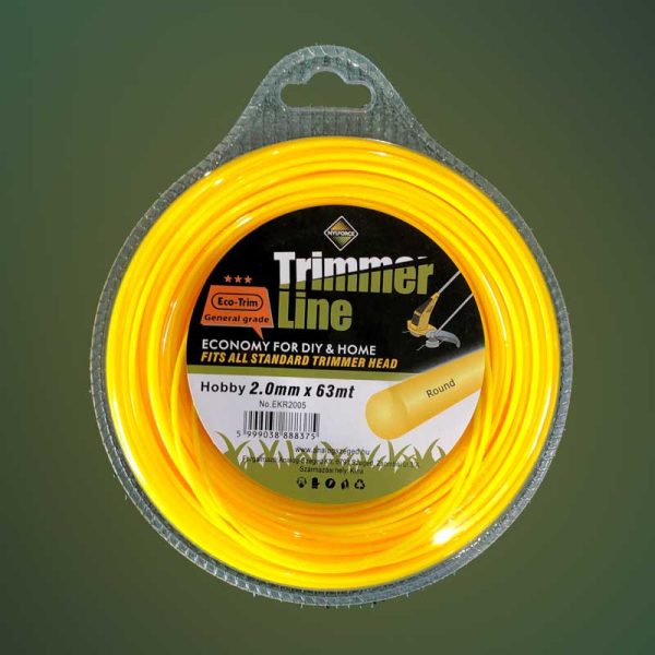 Fűnyíródamil 2,0 x 63 m ( KÖR )