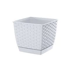 Kaspó rattan 220mm (fehér) DRLK220