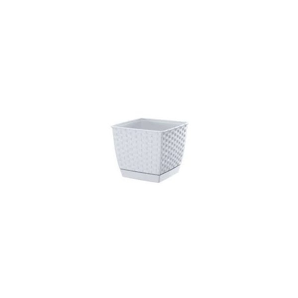 Kaspó rattan 220mm (fehér) DRLK220