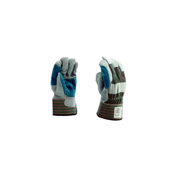 Kesztyű munkavédelmi TOP CANVAS/10 hasított marhabőr