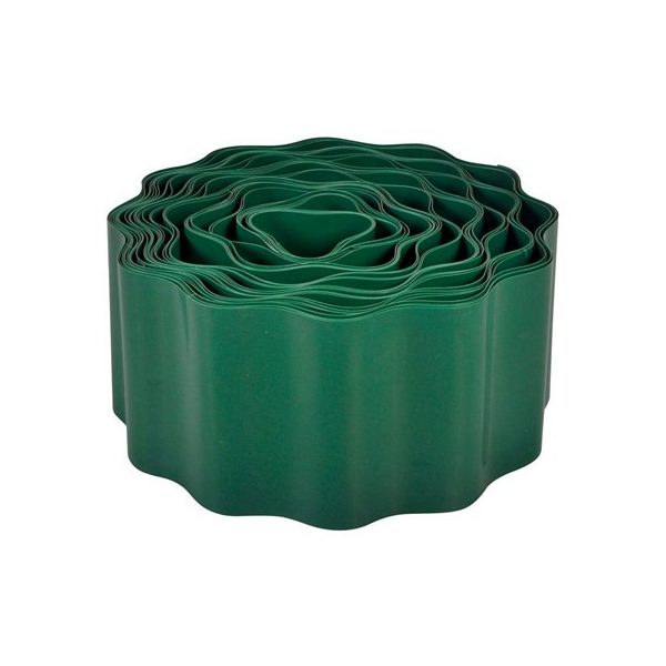 Pázsitszegély műanyag (10 cm x 9 m)