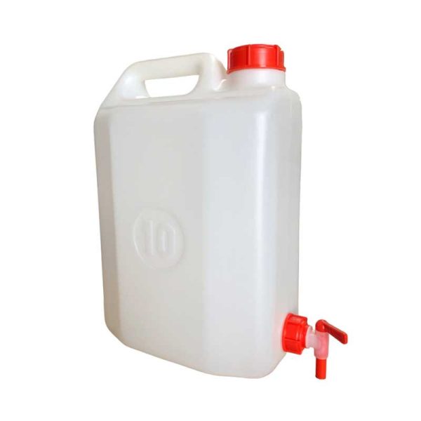 Műanyag demizson csappal 25l