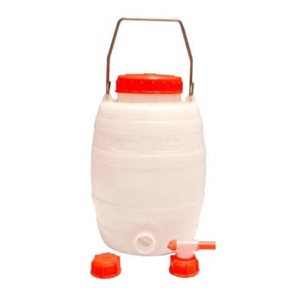 Műanyag demizson csappal 50l