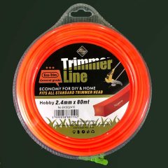 Fűnyíródamil 2,4 x 80 m ( SZÖGLETES )