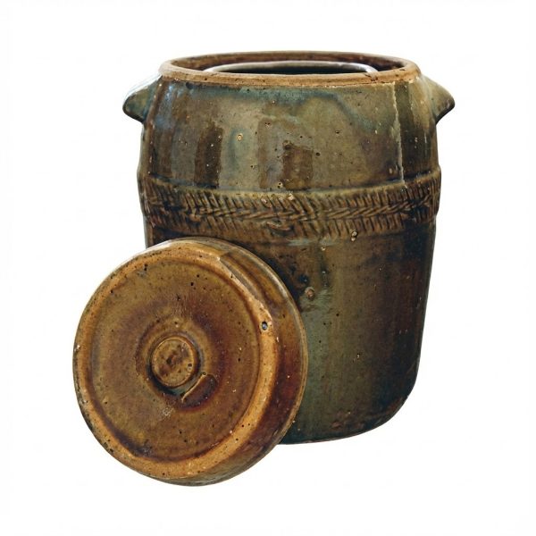 Savanyító kőedény 5l, tetővel - I. OSZTÁLYÚ