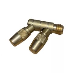 P Áll.szórófej iker réz