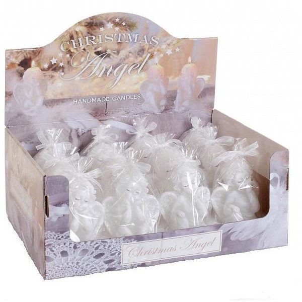 Gyertya GY8 - karácsonyi angyal 90mm ár/db