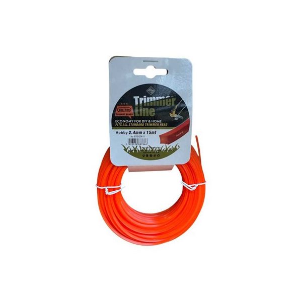 Fűnyíródamil 2,4 x 15 m ( SZÖGLETES )