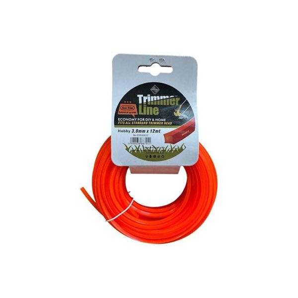 Fűnyíródamil 3,0 x 12 m ( SZÖGLETES )