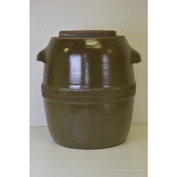 Savanyító kőedény 30l, tetővel - I. OSZTÁLYÚ