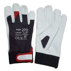 Kesztyű báránybőr pamut kézhát TOP LACOV 11-es