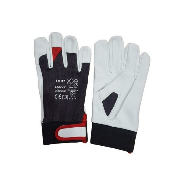 Kesztyű báránybőr pamut kézhát TOP LACOV 11-es