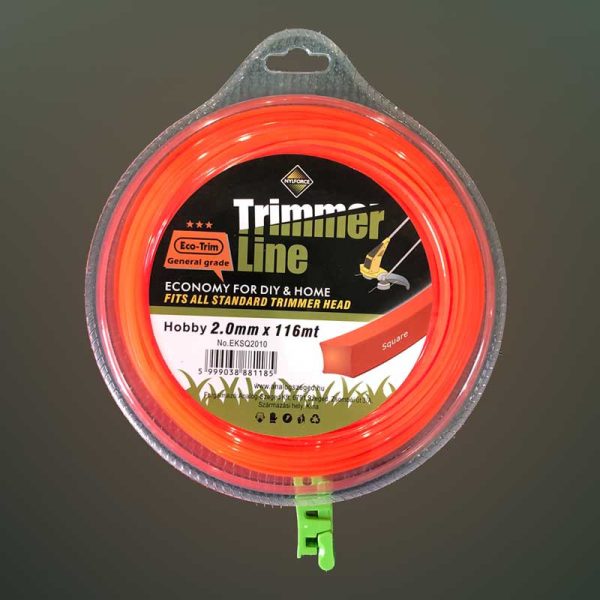 Fűnyíródamil 2,0 x 116 m ( SZÖGLETES )