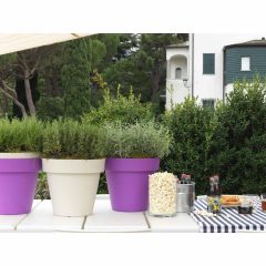 Agyag CSERÉP (SÖTÉT LILA)