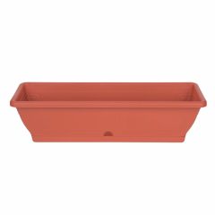   Virágláda tálcával 80cm 16l (IPE) TERRACOTTA (10 db/cs) - ár/db