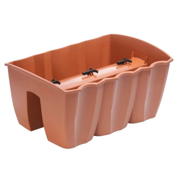 Balkonláda korlátra 40cm DCRO400 TERRACOTTA