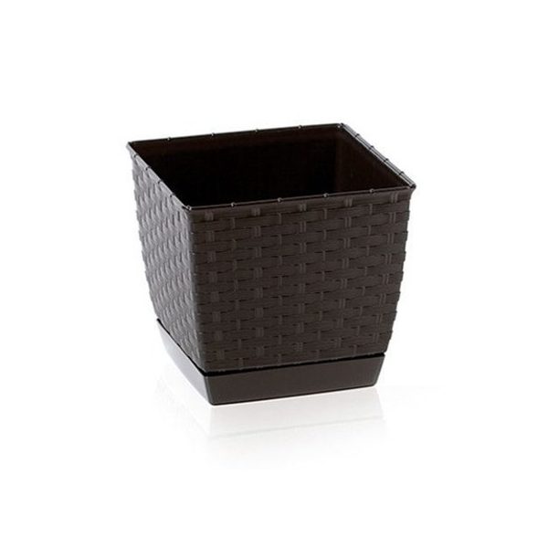 Kaspó rattan 165mm (barna) DRLK165