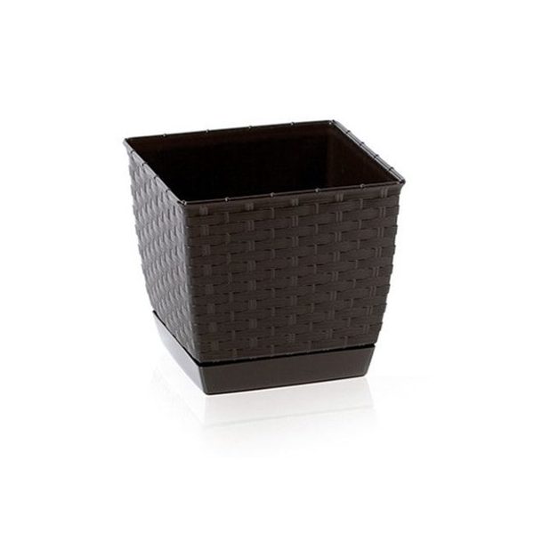 Kaspó rattan 165mm (barna) DRLK165